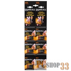 Батарейка DURACELL LR03-2BL BASIC 2*6 (12/120/17280) (12 шт. в упак)