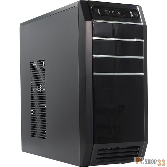 Корпус PowerCool (8820BK) (500W) Корпус PowerCool