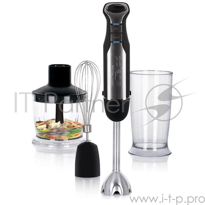 Блендер Блендер погружной Polaris PHB 1043A, 1000Вт, черный