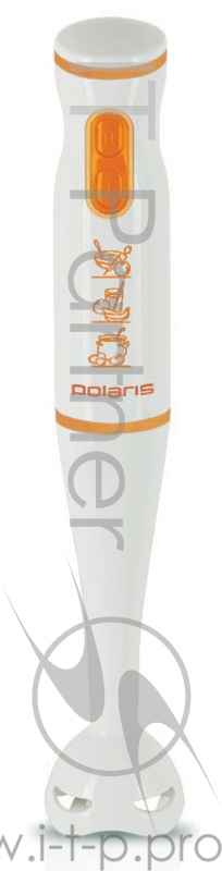 Блендер Блендер погружной Polaris PHB 0508 500Вт белый/зеленый