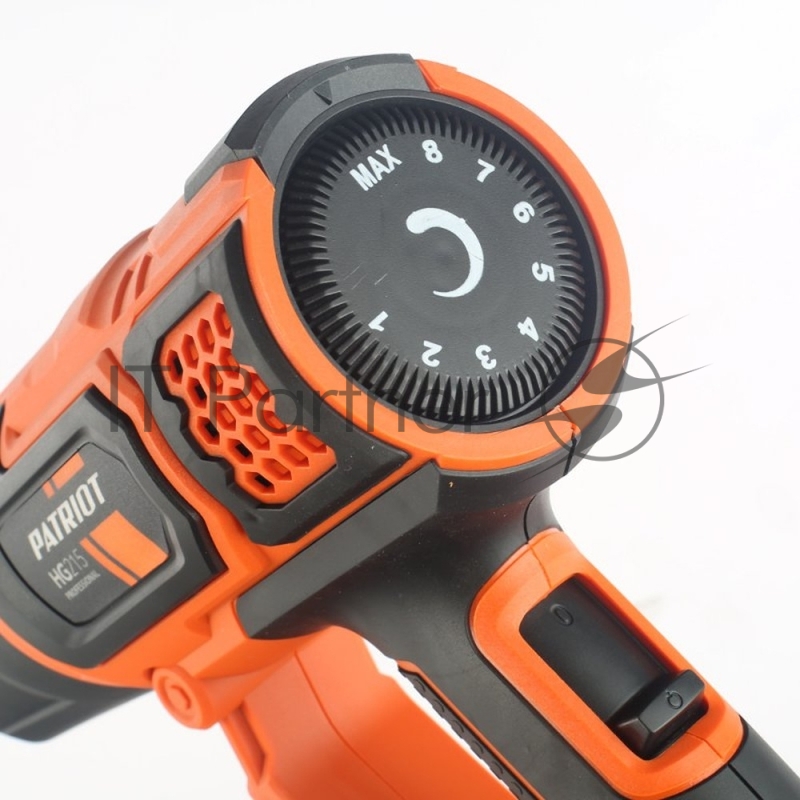 Электроинструменты Фен технический PATRIOT HG 215 The One Фен технический 170301321 { 2000 Вт, плавная регулировка температуры, стационарное положение, 5 насадок, кейс }