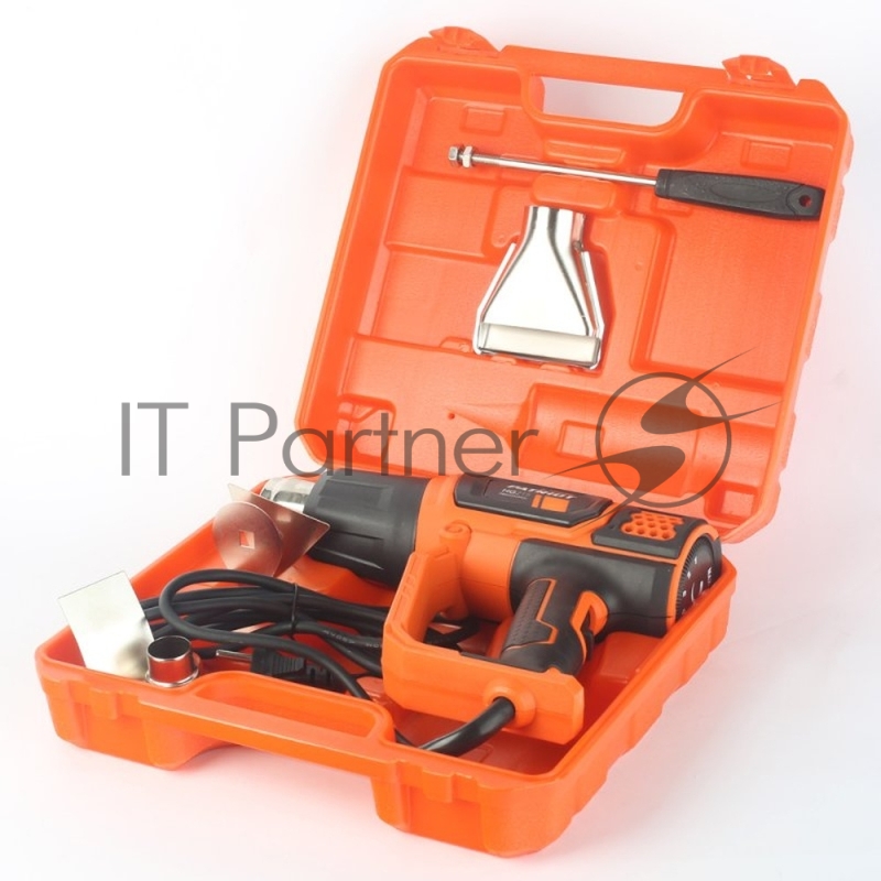 Электроинструменты Фен технический PATRIOT HG 215 The One Фен технический 170301321 { 2000 Вт, плавная регулировка температуры, стационарное положение, 5 насадок, кейс }