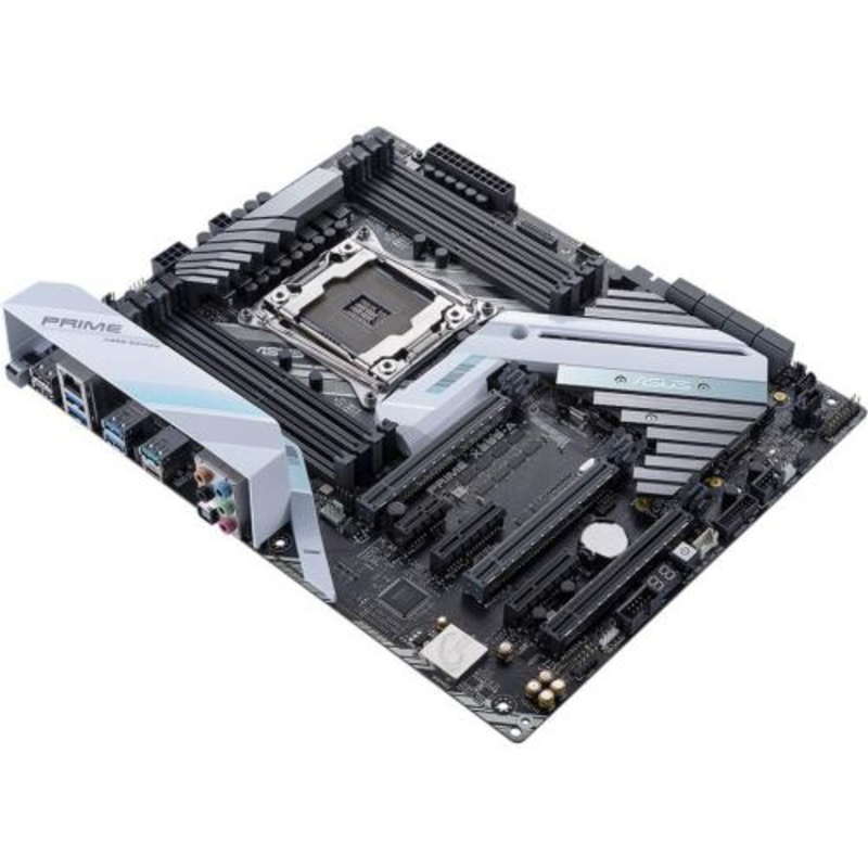 Мат. плата Socket2066 ASUS PRIME X299-A (iX299, 8xDDR4, M.2, SATA III, RAID, 3xPCI-E, 1Гбит LAN, USB3.1, ATX)