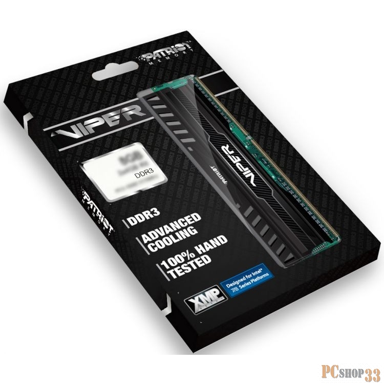 Модуль памяти 2x8ГБ DDR3 SDRAM Patriot Viper PV316G160C9K (PC12800, 1600МГц, CL9)