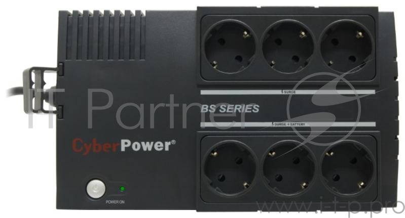 ИБП (UPS) 650ВА CyberPower BS650E, черный (USB)