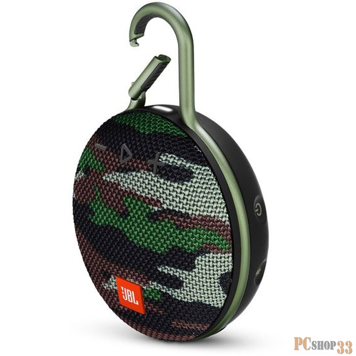 Колонки JBL JBL Clip 3 камуфляж 3.3W 1.0 BT 1000mAh (JBLCLIP3SQUAD)