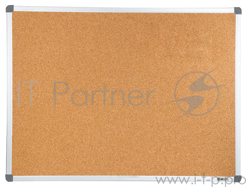 Демонстрационная доска Cactus CS-CBD-90X120 Демонстрационная доска, пробка/алюминий пробковая 90х120см алюминиевая рама коричн.