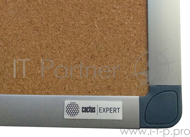 Демонстрационная доска Cactus CS-CBD-90X120 Демонстрационная доска, пробка/алюминий пробковая 90х120см алюминиевая рама коричн.