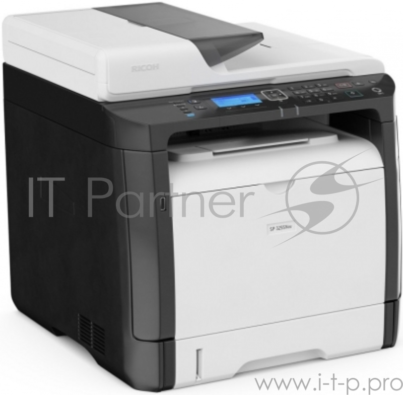МФУ Ricoh SP 325SNw A4, лазерный, принтер + сканер + копир, ЖК, бело-черный (USB2.0, LAN, WiFi)