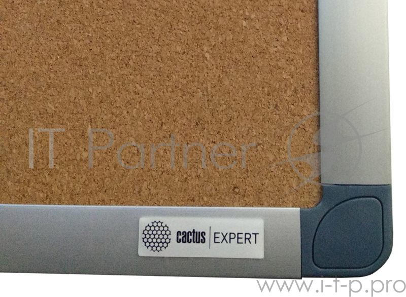 Демонстрационная доска Cactus CS-CBD-60X90 Демонстрационная доска, пробка/алюминий пробковая 60х90см алюминиевая рама коричн.