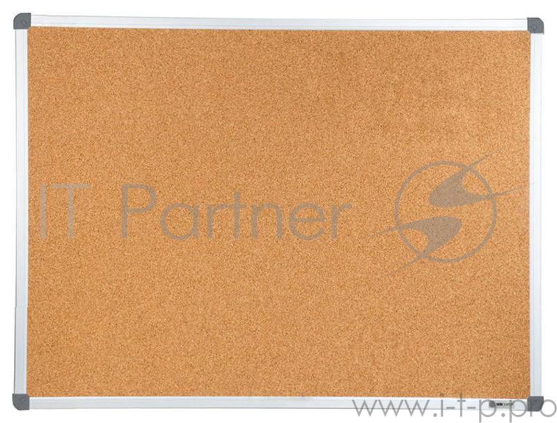 Демонстрационная доска Cactus CS-CBD-45X60 Демонстрационная доска, пробка/алюминий пробковая 45х60см алюминиевая рама коричн.
