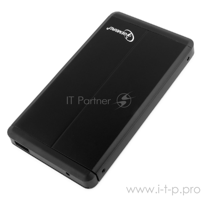 Контейнер Gembird EE2-U3S-2 для 2.5 SATA HDD, алюминиевый, черный (USB3.0)