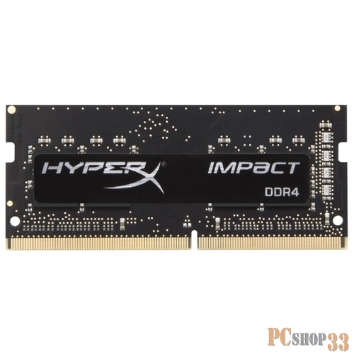 Модуль памяти Kingston DDR4 SODIMM 8GB HX424S14IB2/8 PC4-19200, 2400MHz, CL14, HyperX Impact Series