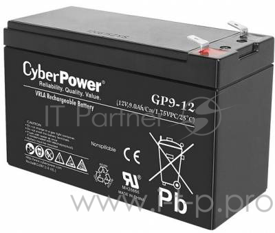 батареи/комплектующие к ИБП CyberPower Аккумулятор GP9-12 12V9Ah {0289176}