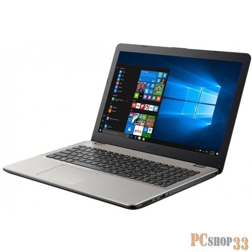 Ноутбук ASUS X542UA-DM431 VivoBook (Core i3 7100U-2.40ГГц, 4ГБ, 256ГБ SSD, HDG, LAN, WiFi, BT, WebCam, 15.6 1920x1080, Linux), серый