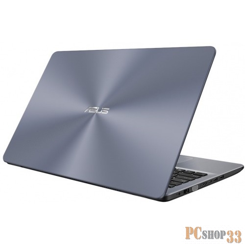 Ноутбук ASUS X542UA-DM431 VivoBook (Core i3 7100U-2.40ГГц, 4ГБ, 256ГБ SSD, HDG, LAN, WiFi, BT, WebCam, 15.6 1920x1080, Linux), серый