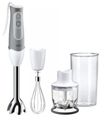 Блендер погружной Braun MQ 525 OMELETTE 600Вт серый