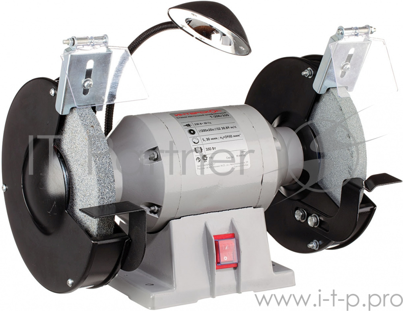 Заточные (точило) ИНТЕРСКОЛ Т-200/350 электроточило с подсветкой 592.1.0.00