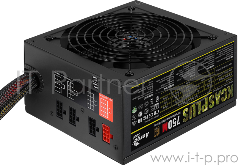 Блок питания Aerocool 750W RTL KCAS 750M-PLUS , 80 PLUS Bronze
