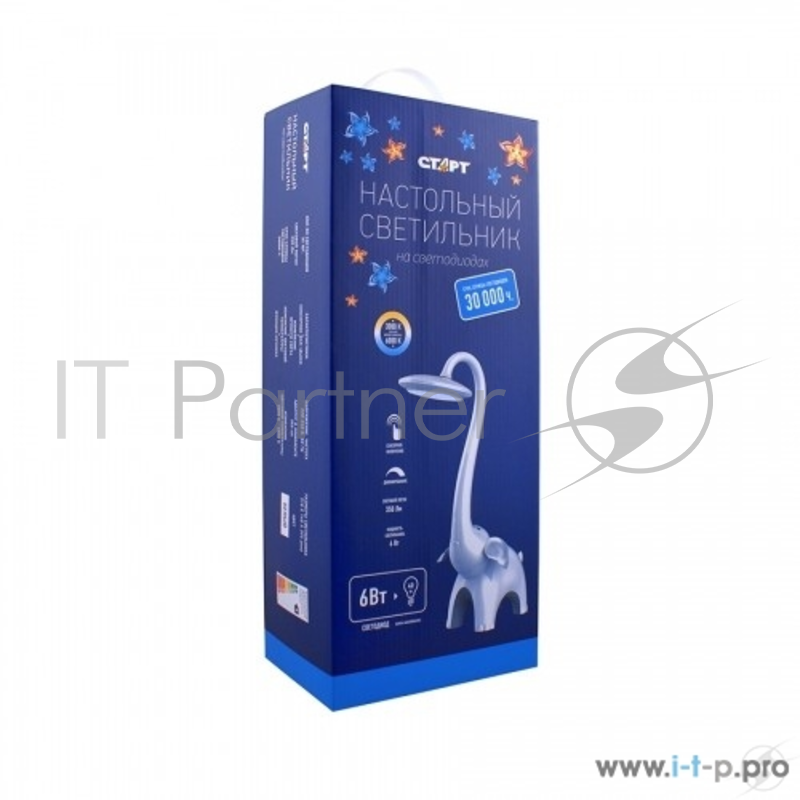 Светильники настольные СТАРТ (4680024813341) Светильник настольный детский CT69 синий