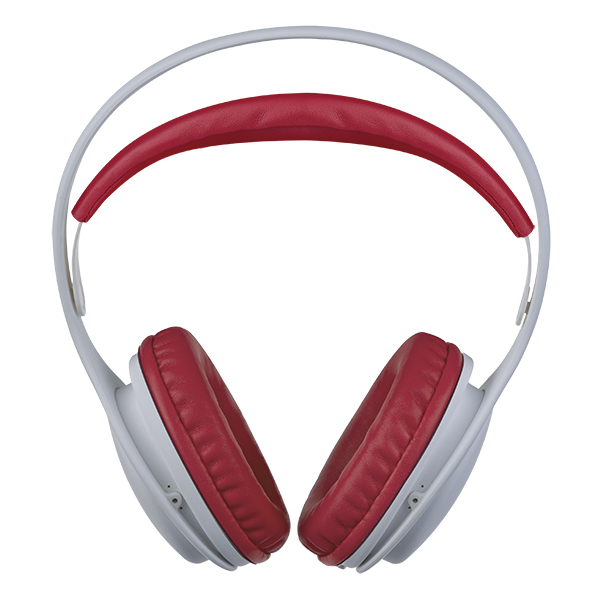 Наушники Perfeo наушники полноразмерные ONTO белые/красные PF_A4411