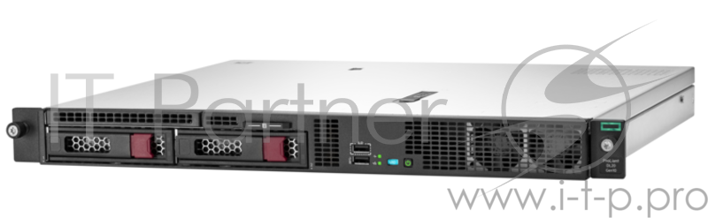 Сервер Сервер HPE ProLiant DL20 Gen10, 1x Intel Xeon E-2124 4C 3.3GHz, 1x16GB-U DDR4, S100i/ZM (RAID 0,1,5,10) noHDD (2 LFF 3.5'' HP) 1x290W NHP NonRPS (up2x500), 2x1Gb/s, noDVD, ClearOS, Rack1U (P06477-B21)