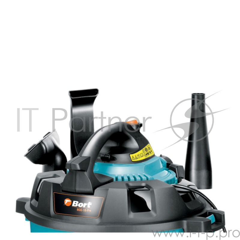 Пылесосы строительные Bort BSS-1330-Pro Пылесос строительный 98291803 { 1300 Вт, вместимость 30 л, 3600 л/мин, 8,3 кг, набор аксессуаров 9 шт }