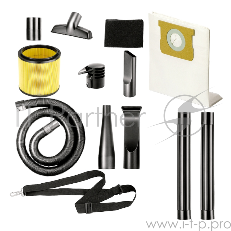 Пылесосы строительные Bort BSS-1330-Pro Пылесос строительный 98291803 { 1300 Вт, вместимость 30 л, 3600 л/мин, 8,3 кг, набор аксессуаров 9 шт }