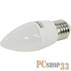 Вспомогательные элементы и аксессуары Smartbuy (SBL-C37-07-60K-E27) Светодиодная (LED) Лампа свеча C37-07W/6000/Е27