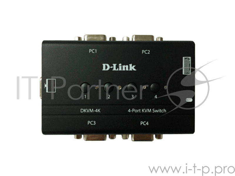 Переключатель D-Link DKVM-4K/A7B/B1A/B2 4-портовый KVM-переключатель с портами PS2