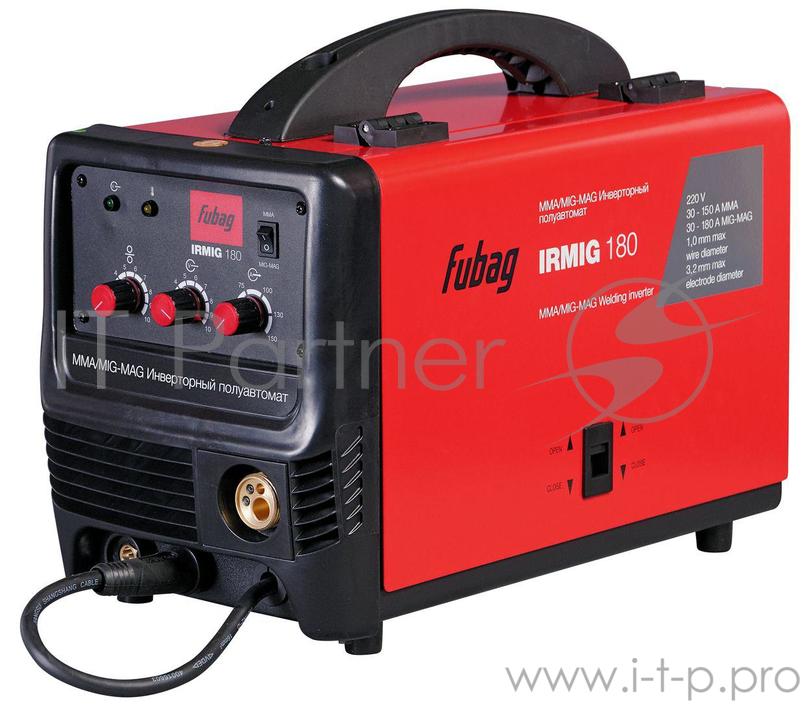Сварочное оборудование, Инверторы FUBAG Сварочный полуавтомат_инвертор IRMIG 180 (38608) + горелка FB 250_3 м (38443) 38608.3