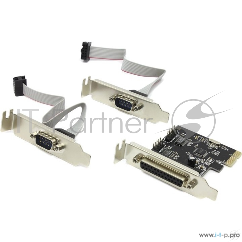 Контроллер Espada Контроллер PCI-E, 2S1P port, WCH382, модель PCIe2S1PLWCH,low profile, oem (41666)