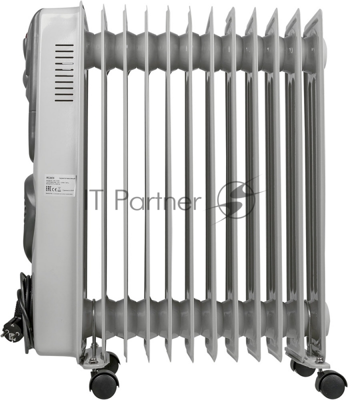 Тепловые пушки Ресанта ОМ-12НВ 67/3/12 Масляный радиатор { 2,4кВт с вентилятором, 450?240?630, 12 секций,10,кг }