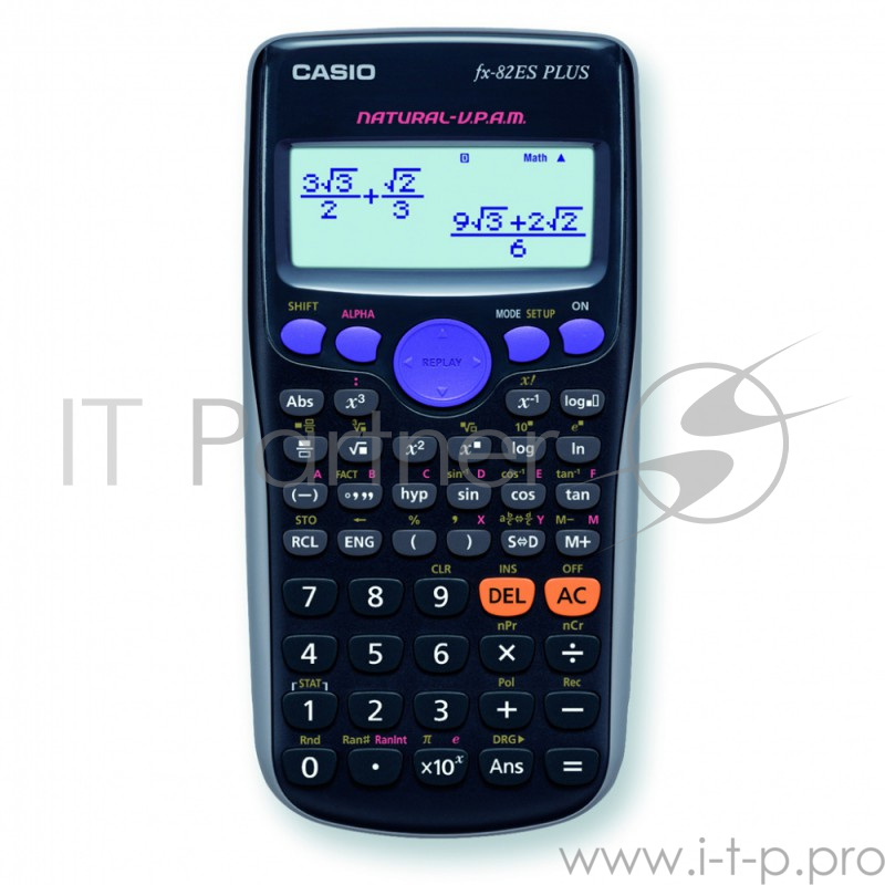 Калькулятор Калькулятор научный Casio FX-82ES PLUS черный 12-разр. 811451