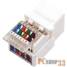 Коннектор Rexant (03-1011) Гнездо вставка RJ-45 (Keystone Jack) CAT5e, ТИП-1