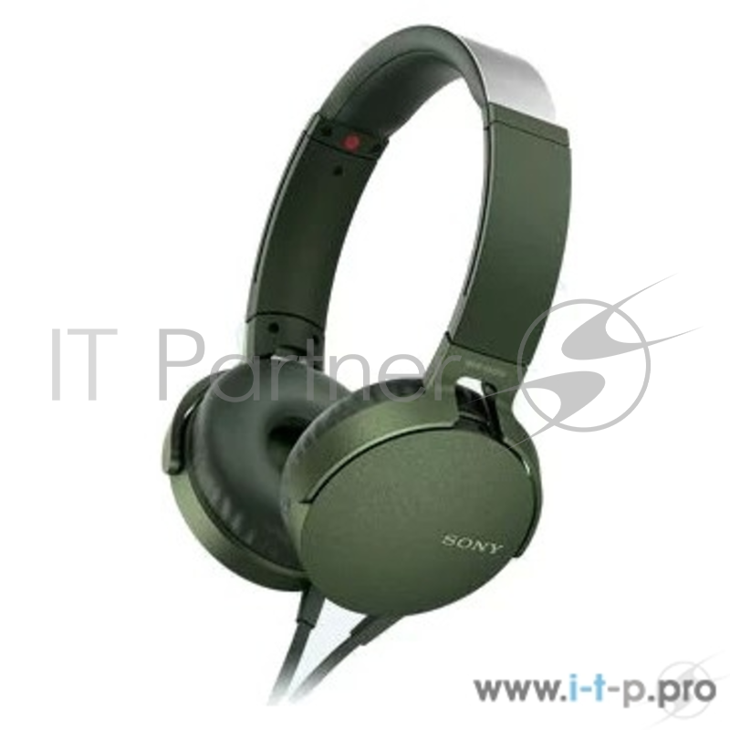 наушники SONY MDRXB550APG.E зеленый