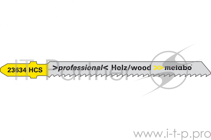 полотна для лобзика, принадлежности Metabo 623961000 T101B 3 пилки по дер.,точн. рез.,75х2,5мм HCS