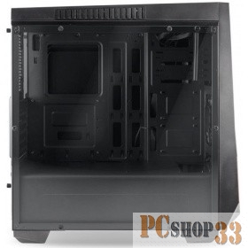 Корпус 3Cott G10 черный , ATX, без БП, игровой, 1x USB 3.0, 1x USB 2.0, окно, 2х 12см LED