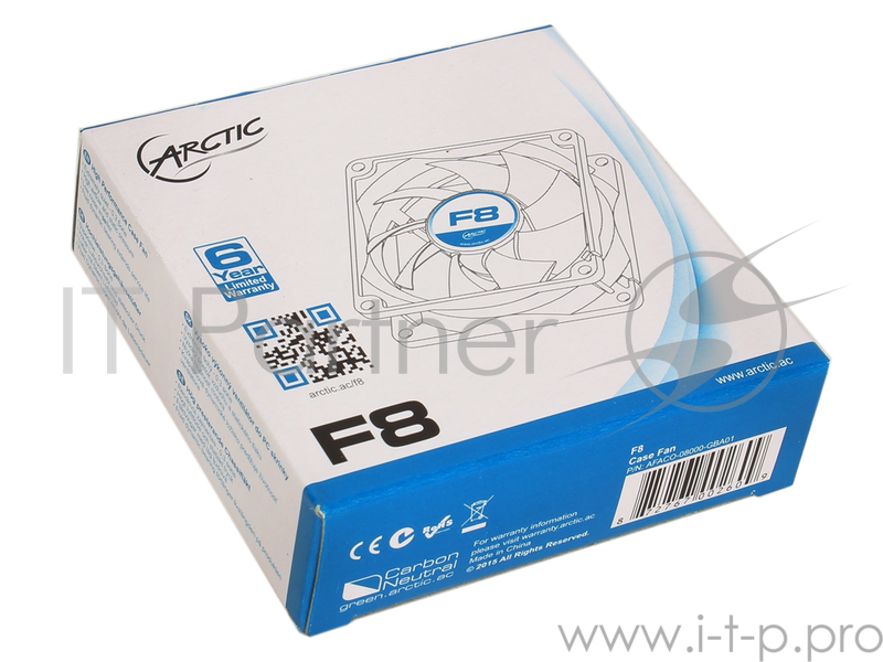 Вентилятор Case fan ARCTIC F8 - retail (AFACO-08000-GBA01)
