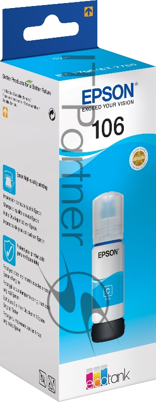 Расходные материалы EPSON C13T00R240 Контейнер с голубыми чернилами для L7160/7180, 70 мл.