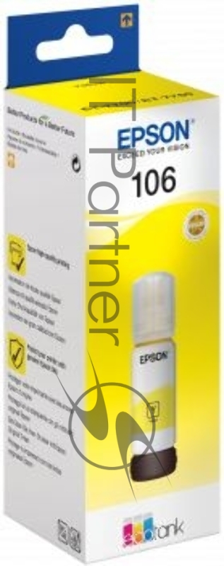 Расходные материалы EPSON C13T00R440 Контейнер с желтыми чернилами для L7160/7180, 70 мл.