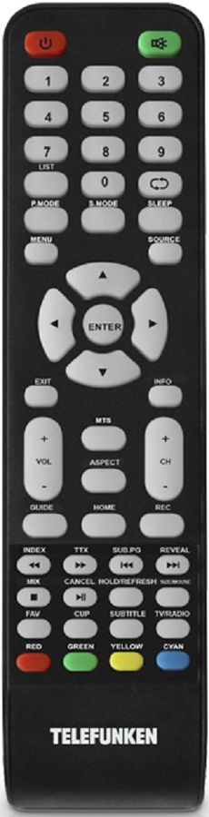 Телевизор LED 43 Telefunken TF-LED43S81T2S черный