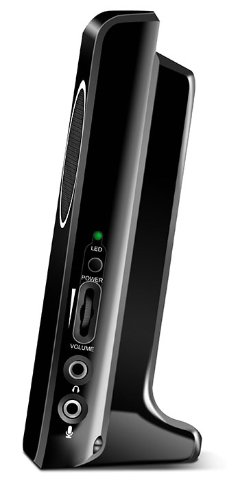 Колонки Sven 314 2.0 черный 4Вт портативные