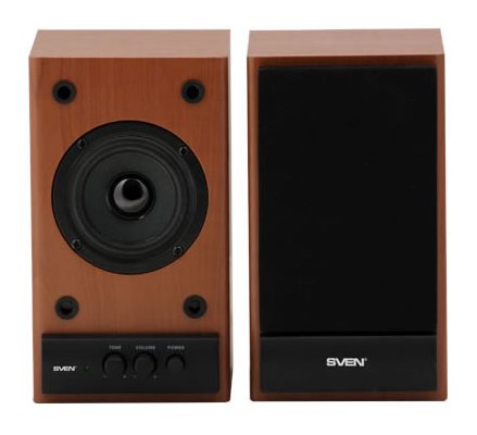 Колонки Sven SPS-607 2.0 темное дерево 6Вт