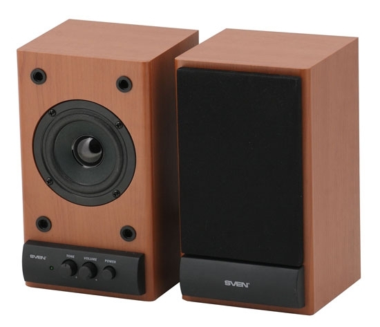 Колонки Sven SPS-607 2.0 темное дерево 6Вт