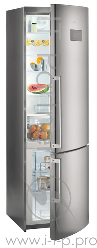 Холодильник Gorenje NRK6201MX серебристый (двухкамерный)