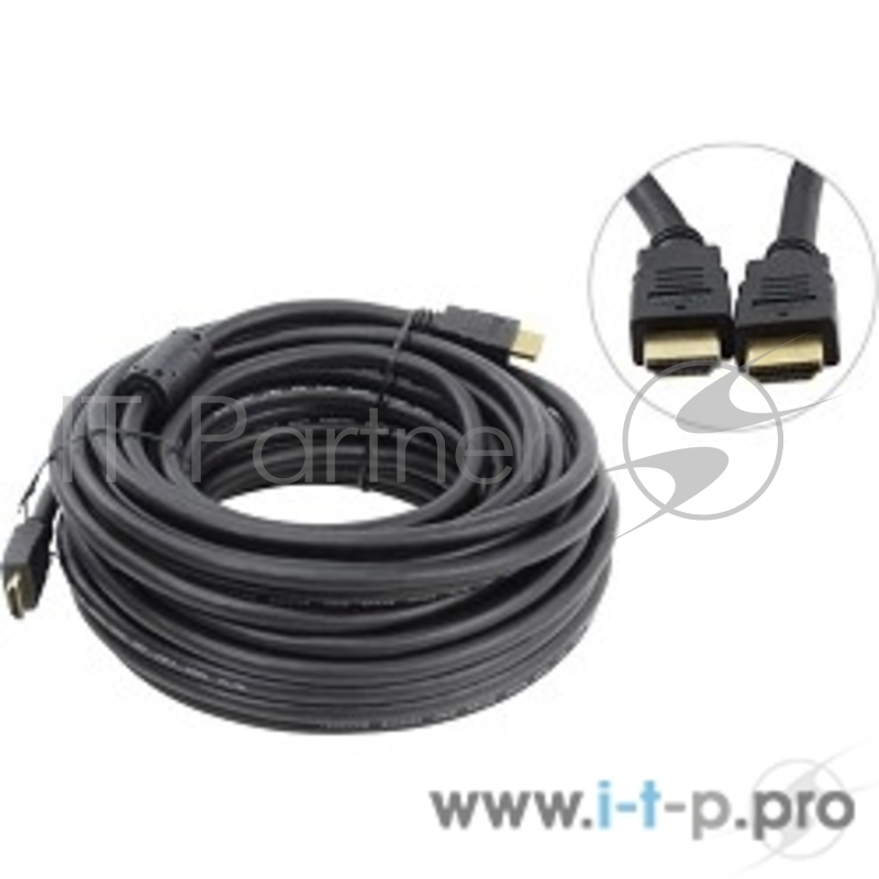 Кабель Telecom HDMI 19M/M 1.4V+3D , 15м 2 фильтра