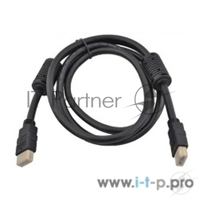 Кабель Telecom HDMI to HDMI (19M -19M) ver.1.4b, 2 фильтра, 1.8/2м