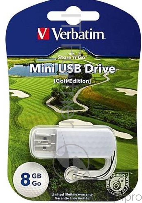 Флеш Диск 8GB VERBATIM Mini Sport Edition, Гольф, 98510, USB 2.0