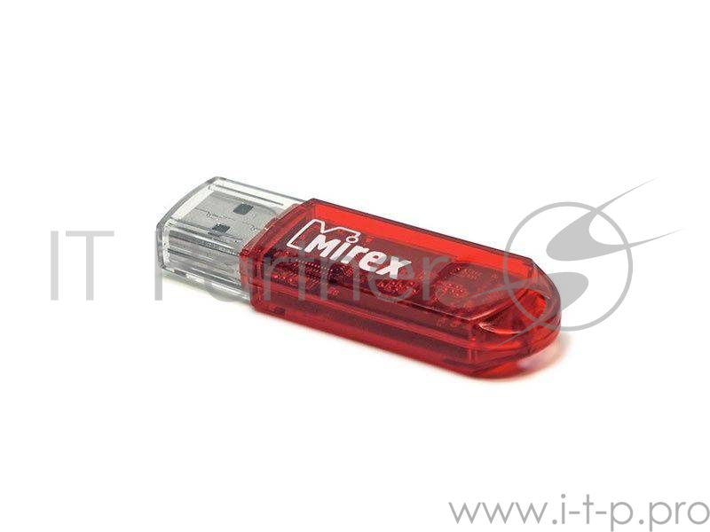 Флеш Диск 8GB Mirex Elf, USB 2.0, Красный